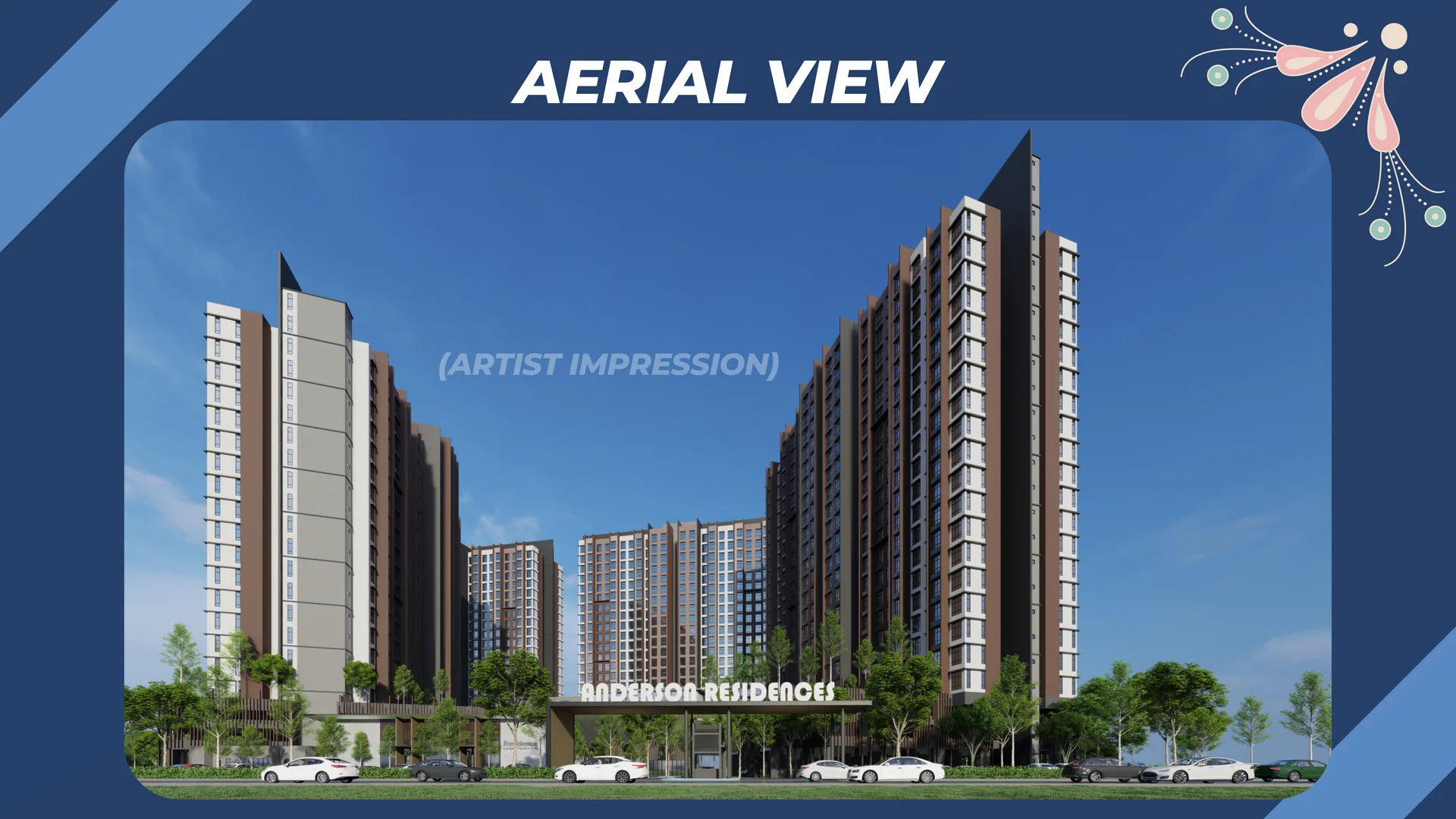 Anderson Residences four-block development aerial overview